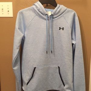 Under Armour, M, light blue, cold gear hoodie